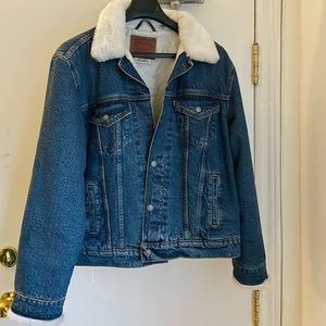 Levi’s Jean Jacket with fur detail